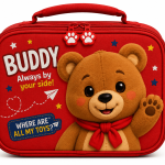 Buddy bear lunch bag.