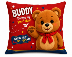 Buddy bear ceramic mug.