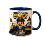 Conductor Clack Adventure Mug – Where Are All My Toys?