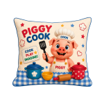 Piggy Cook Adventure Pillow – Where Are All My Toys?