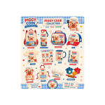 Piggy Cook Premium Sticker Sheet – Where Are All My Toys?