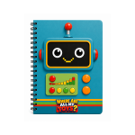 Pixel Spiral Notebook – Where Are All My Toys?